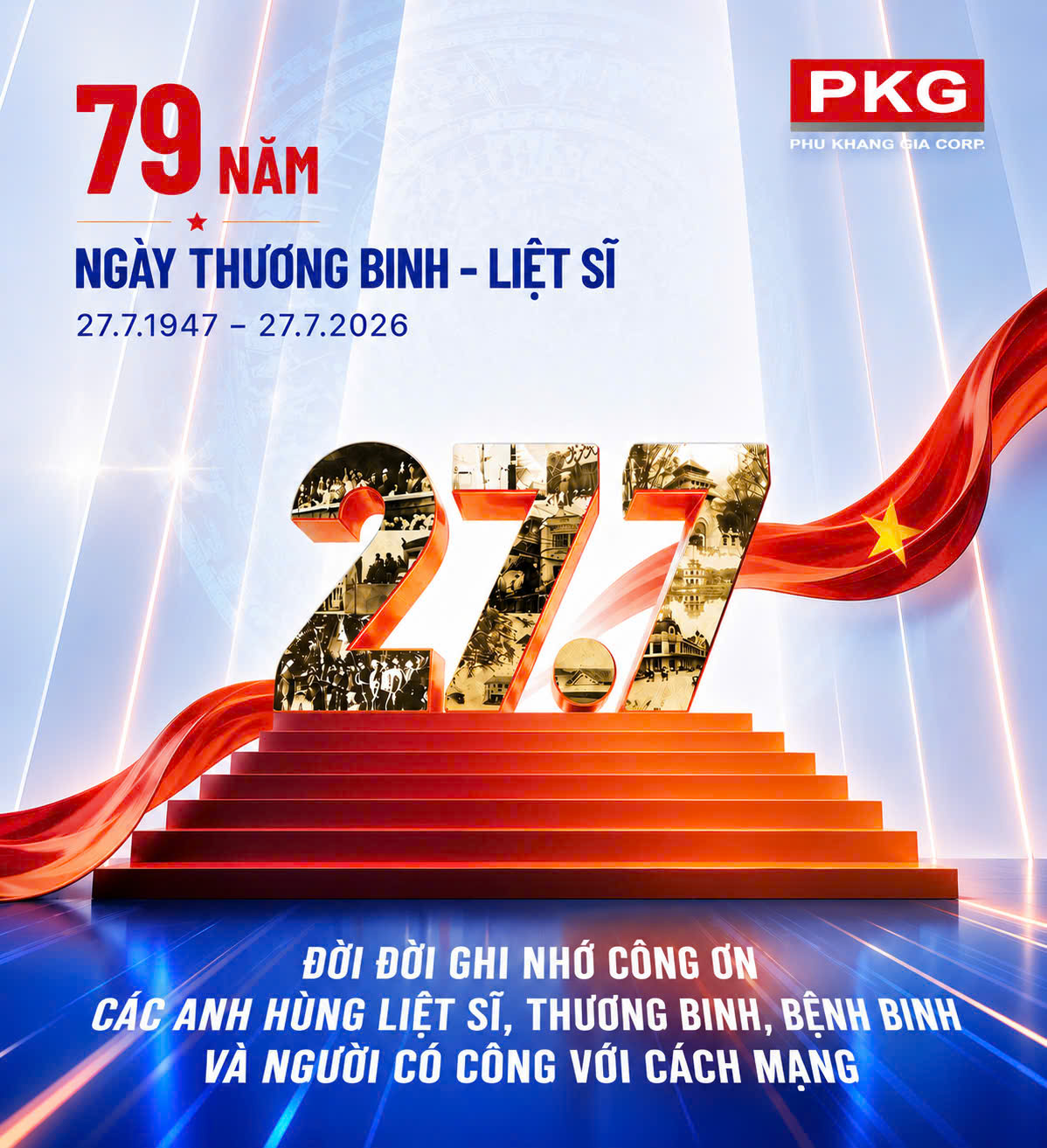 Ngày thương binh liệt sĩ 27/07/2026